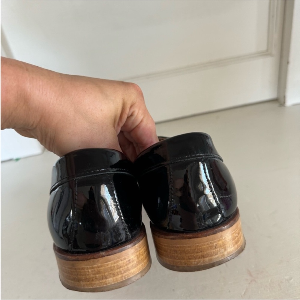 Everlane Black Patent Leather Loafers 10 - Picture 3 of 13